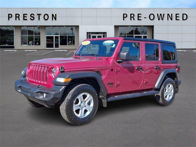 used 2021 Jeep Wrangler Unlimited car, priced at $35,600