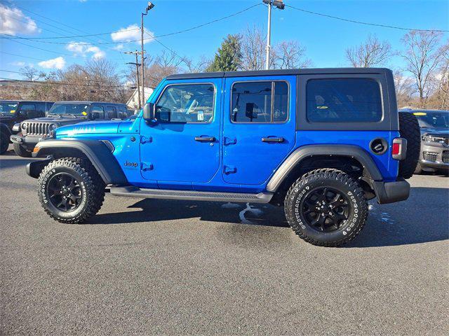 used 2021 Jeep Wrangler car, priced at $34,500