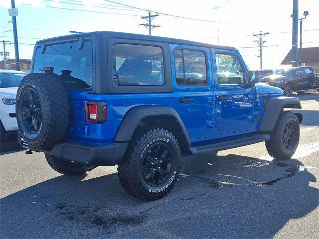 used 2021 Jeep Wrangler car, priced at $34,500