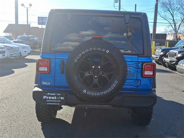 used 2021 Jeep Wrangler car, priced at $34,500