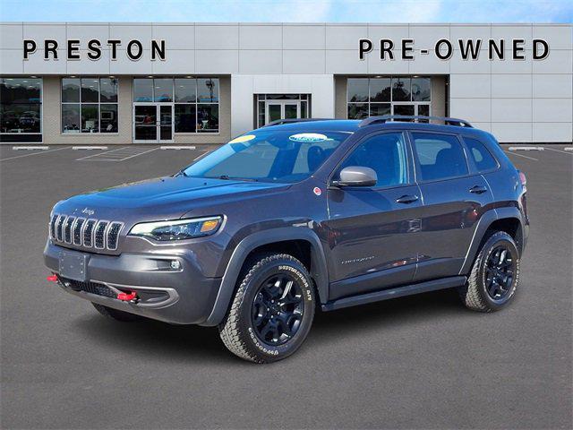 used 2021 Jeep Cherokee car, priced at $27,000