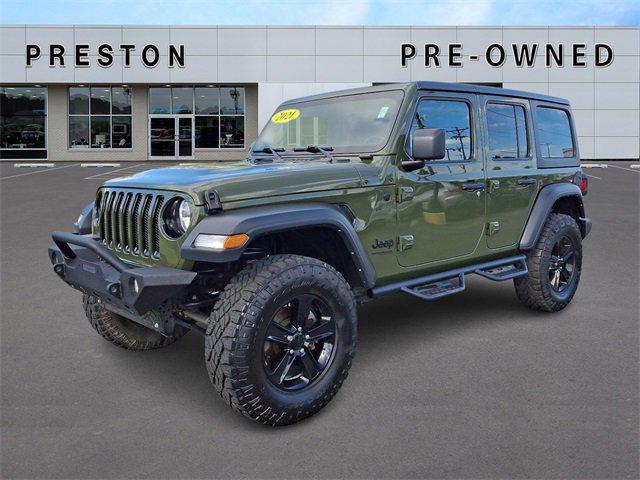 used 2021 Jeep Wrangler Unlimited car, priced at $34,000