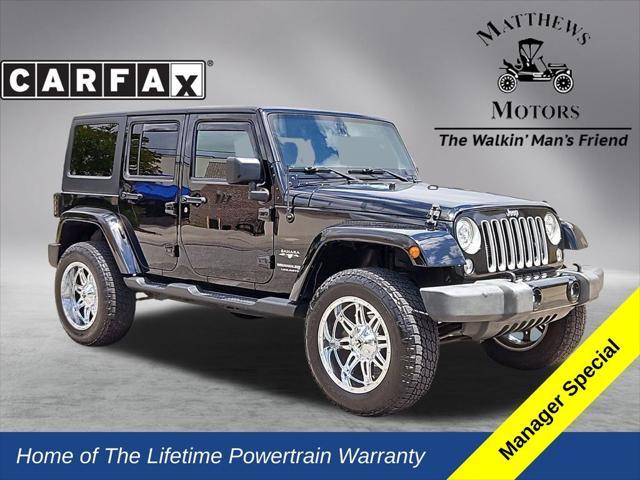 used 2018 Jeep Wrangler JK Unlimited car, priced at $25,977