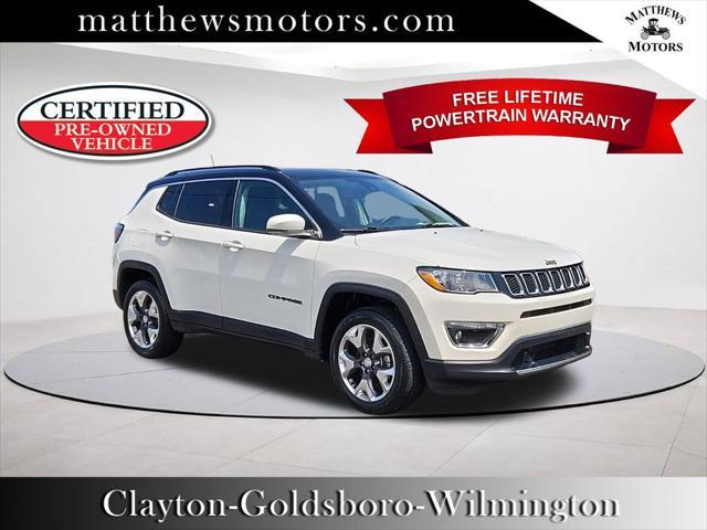 used 2021 Jeep Compass car, priced at $22,477