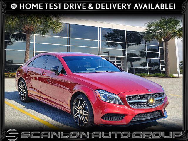 used 2015 Mercedes-Benz CLS-Class car, priced at $21,999