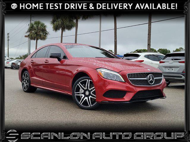 used 2015 Mercedes-Benz CLS-Class car, priced at $21,999