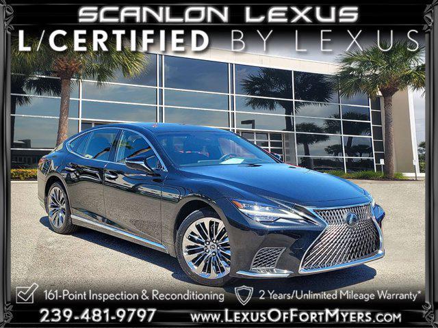 used 2021 Lexus LS 500 car, priced at $53,465