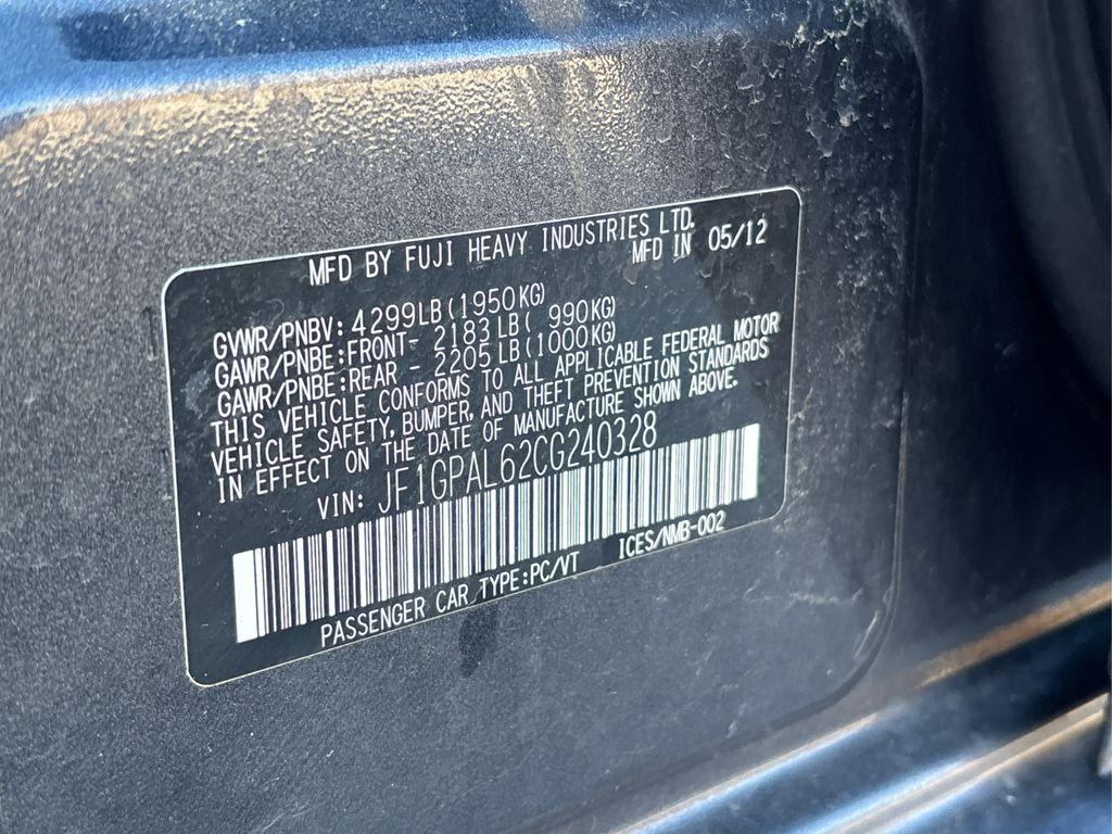 used 2012 Subaru Impreza car