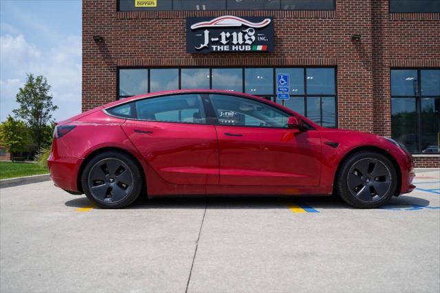 used 2021 Tesla Model 3 car, priced at $21,900