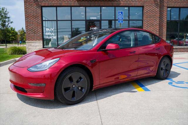 used 2021 Tesla Model 3 car, priced at $21,900