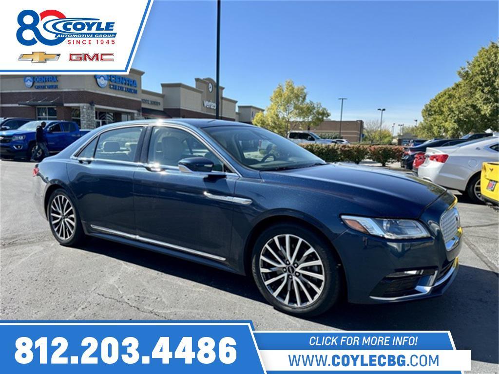 used 2017 Lincoln Continental car, priced at $17,754