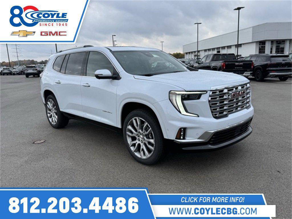 new 2026 GMC Acadia car, priced at $66,300