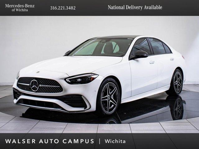 used 2022 Mercedes-Benz C-Class car, priced at $39,998