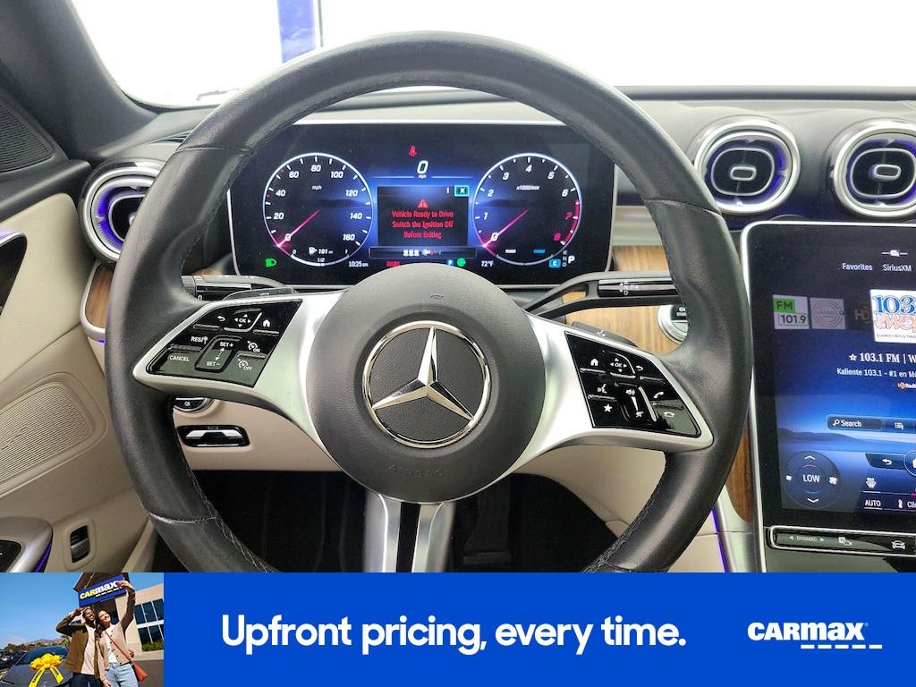 used 2023 Mercedes-Benz C-Class car, priced at $34,998