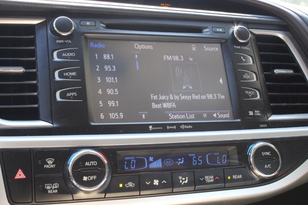 used 2017 Toyota Highlander car, priced at $19,999
