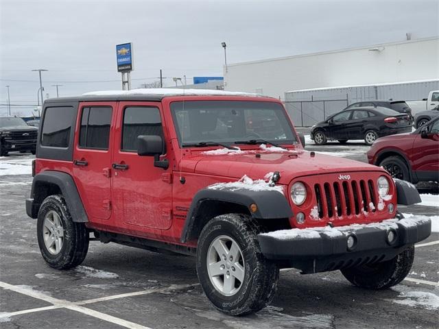 used 2017 Jeep Wrangler Unlimited car, priced at $19,000