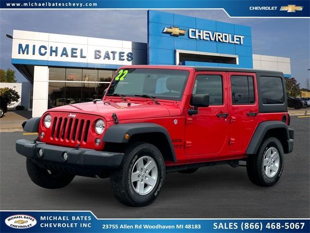 used 2017 Jeep Wrangler Unlimited car, priced at $18,000