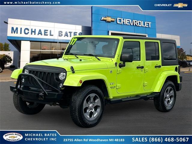 used 2017 Jeep Wrangler Unlimited car, priced at $22,360