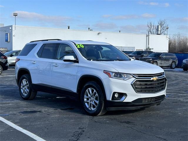 used 2020 Chevrolet Traverse car, priced at $21,000