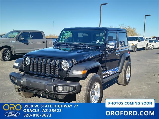 used 2022 Jeep Wrangler car, priced at $31,200