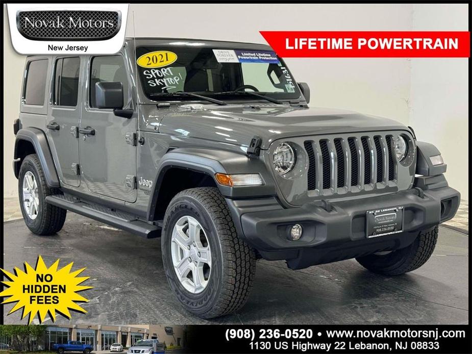 used 2021 Jeep Wrangler Unlimited car, priced at $34,488