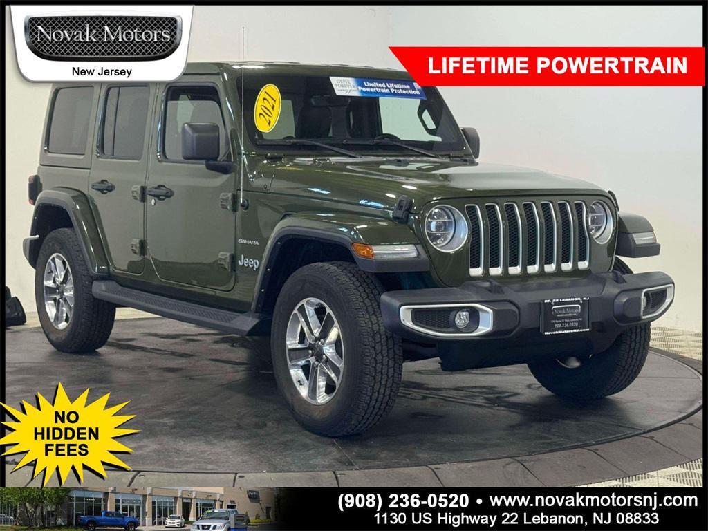 used 2021 Jeep Wrangler Unlimited car, priced at $34,999