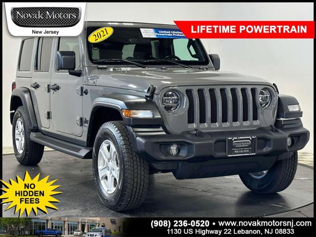 used 2021 Jeep Wrangler Unlimited car, priced at $31,999