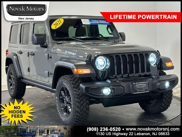 used 2021 Jeep Wrangler car, priced at $34,478