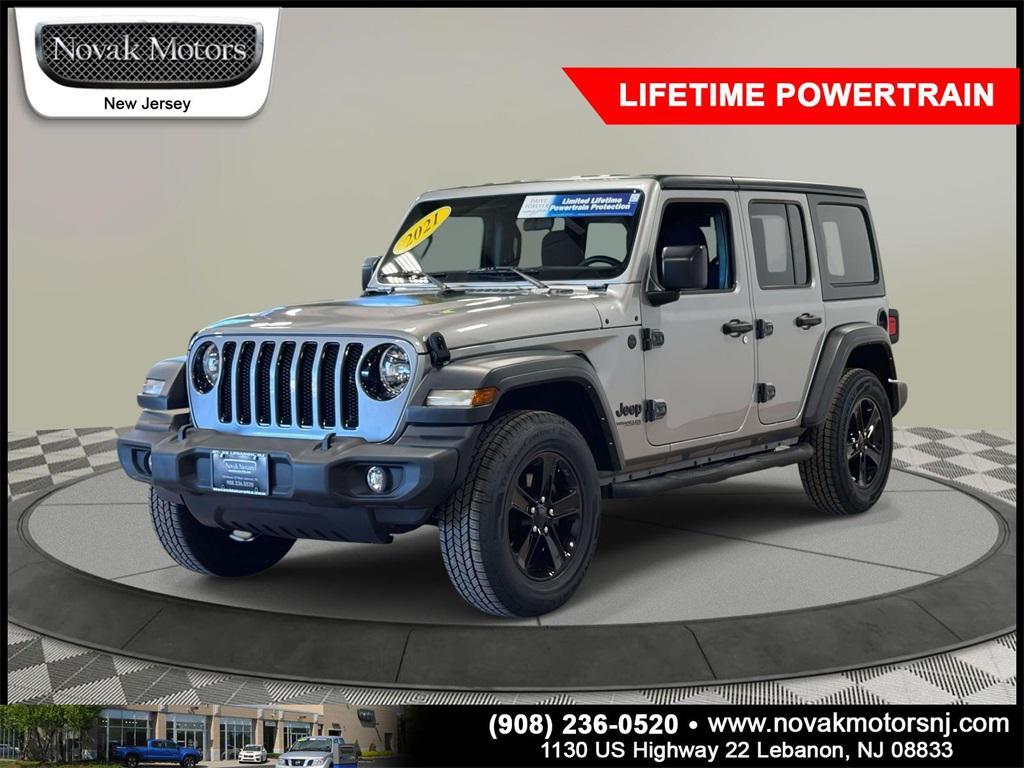used 2021 Jeep Wrangler Unlimited car, priced at $30,568