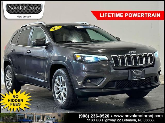 used 2021 Jeep Cherokee car, priced at $25,499