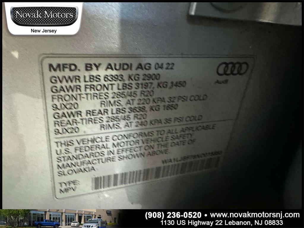 used 2022 Audi Q7 car, priced at $39,458