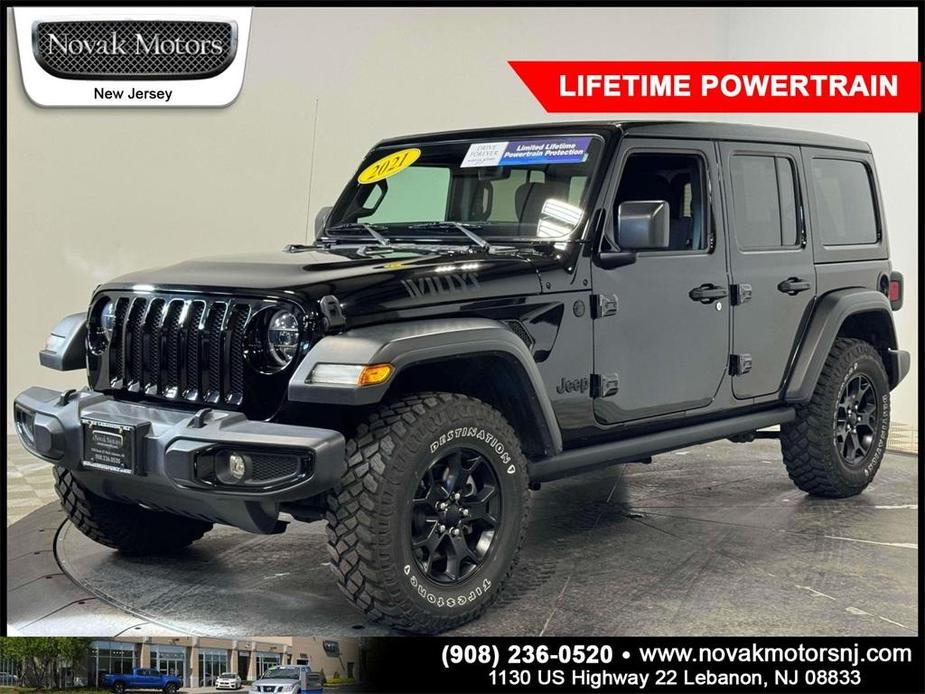 used 2021 Jeep Wrangler Unlimited car, priced at $34,758