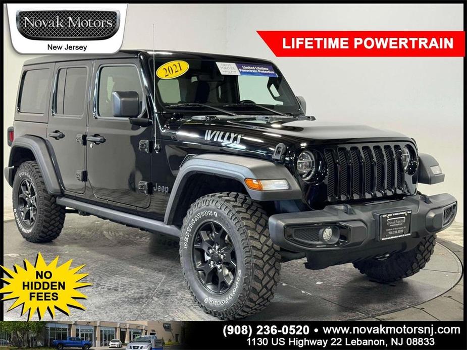 used 2021 Jeep Wrangler Unlimited car, priced at $34,758