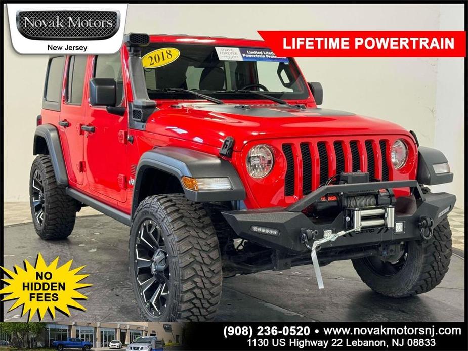 used 2018 Jeep Wrangler Unlimited car, priced at $33,588