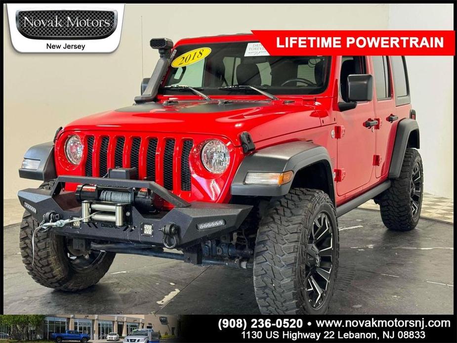 used 2018 Jeep Wrangler Unlimited car, priced at $33,997