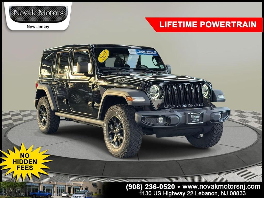 used 2021 Jeep Wrangler car, priced at $30,999