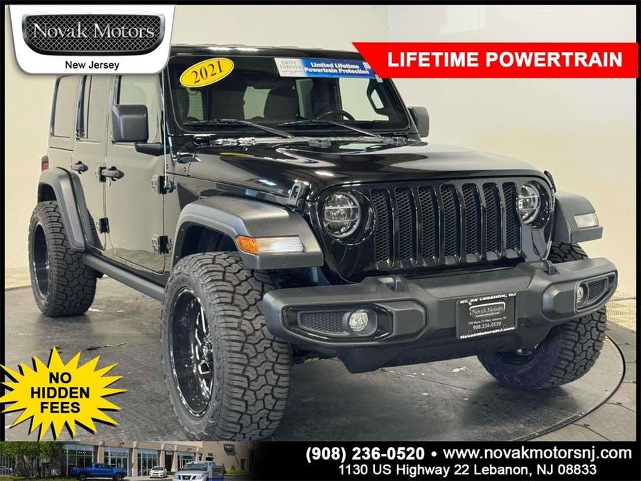 used 2021 Jeep Wrangler Unlimited car, priced at $34,588