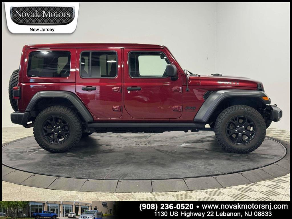 used 2021 Jeep Wrangler car, priced at $32,999