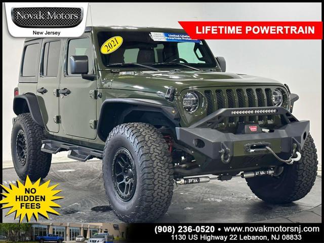 used 2021 Jeep Wrangler Unlimited car, priced at $37,999