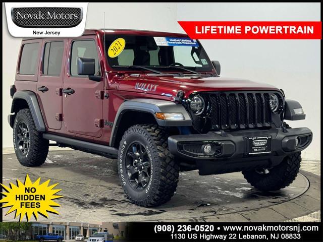 used 2021 Jeep Wrangler car, priced at $28,968