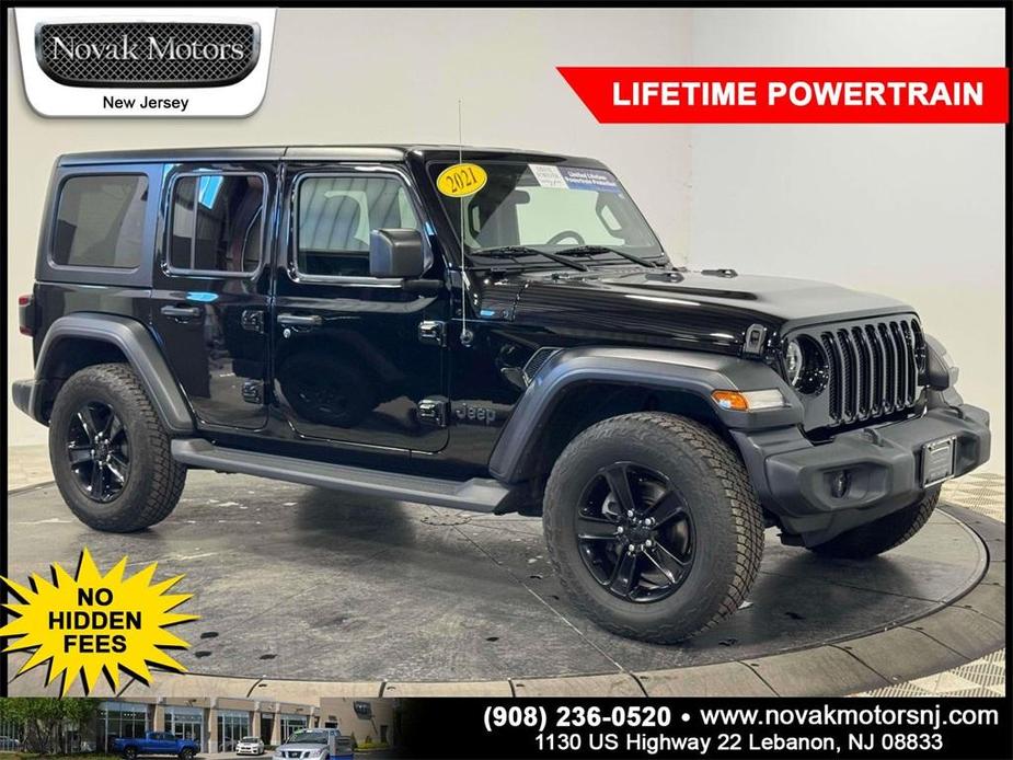 used 2021 Jeep Wrangler Unlimited car, priced at $35,668