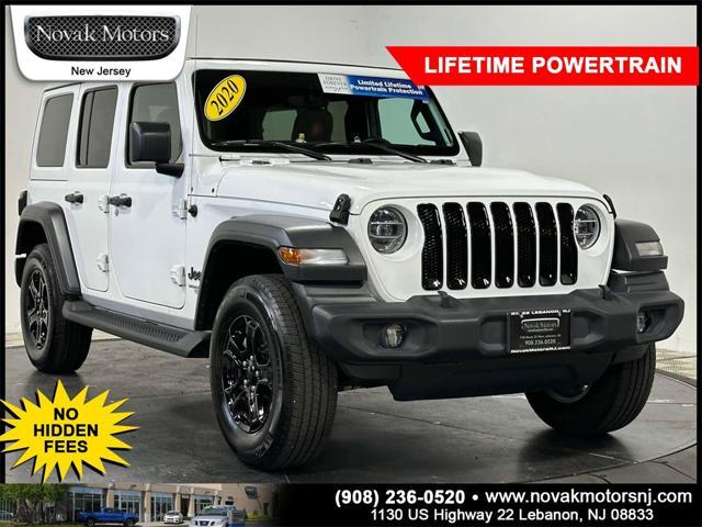 used 2020 Jeep Wrangler Unlimited car, priced at $34,678