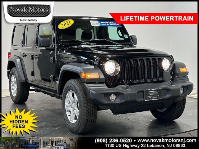 used 2021 Jeep Wrangler Unlimited car, priced at $32,568