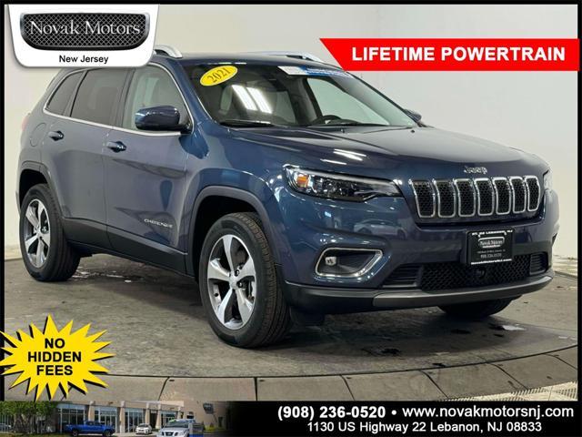 used 2021 Jeep Cherokee car, priced at $25,488