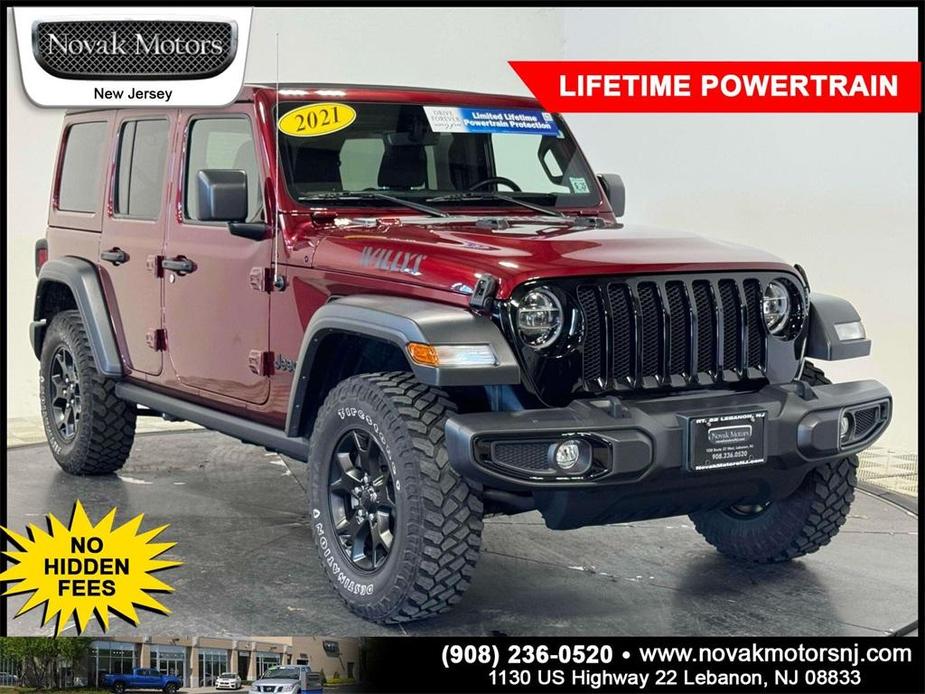 used 2021 Jeep Wrangler Unlimited car, priced at $35,588