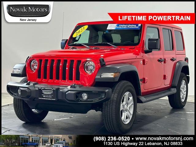 used 2021 Jeep Wrangler Unlimited car, priced at $30,458