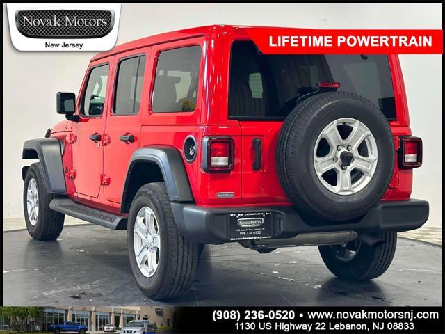 used 2021 Jeep Wrangler Unlimited car, priced at $30,458