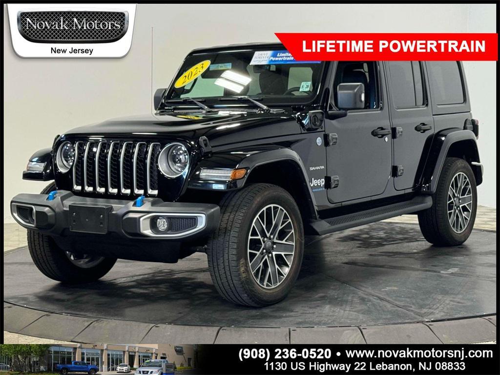 used 2023 Jeep Wrangler 4xe car, priced at $32,600
