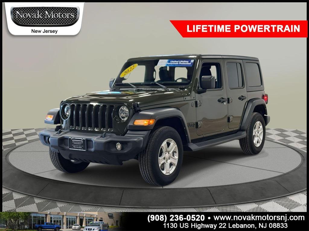 used 2022 Jeep Wrangler Unlimited car, priced at $32,488