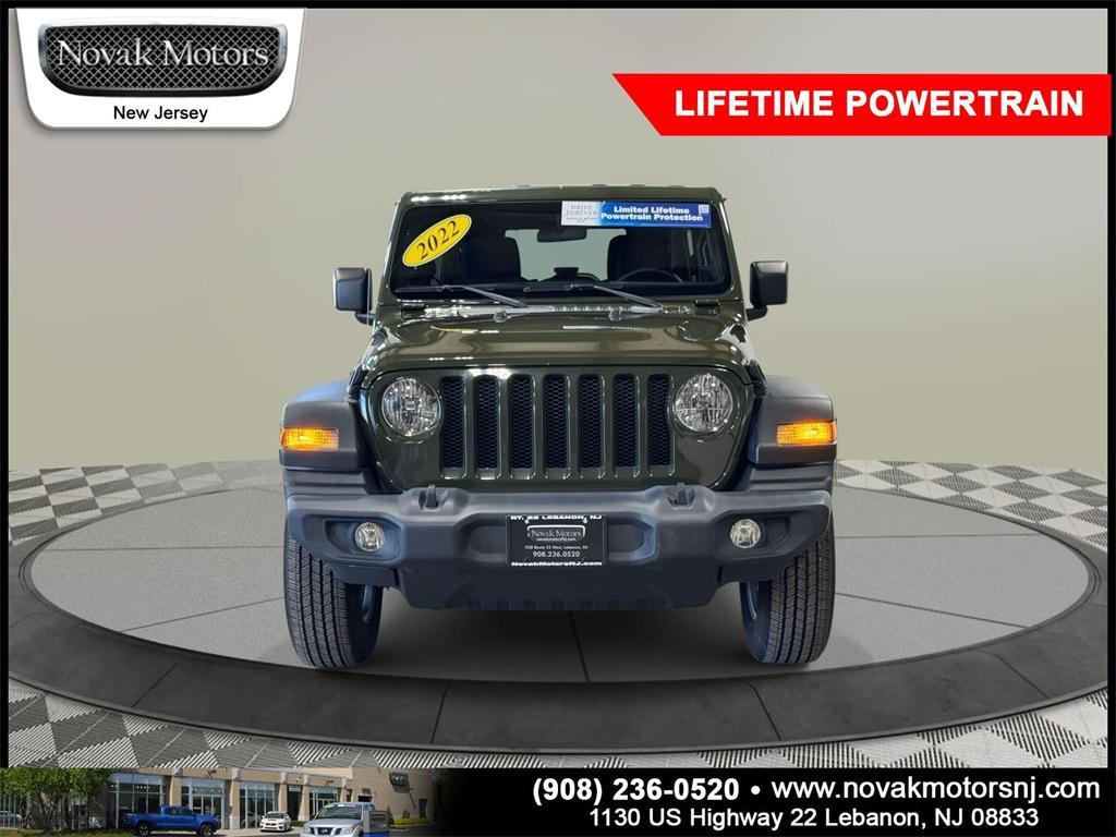 used 2022 Jeep Wrangler Unlimited car, priced at $32,488
